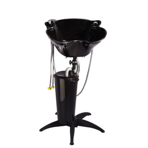 Portable Shampoo Bowl Standing Adjustable Hairdressing Washing Shampoo Chair Basin Bowl Sink