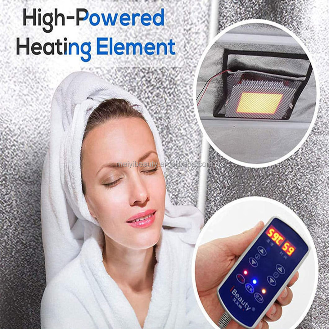 Portable steam sauna tent detox cabin spa beauty equipment heater sweat indoor home sauna box