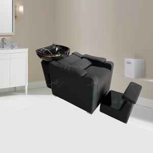 Shampoo chair backwash unit shampoo bowl and chair hair salon furniture haircut hairdressing shampoo bed