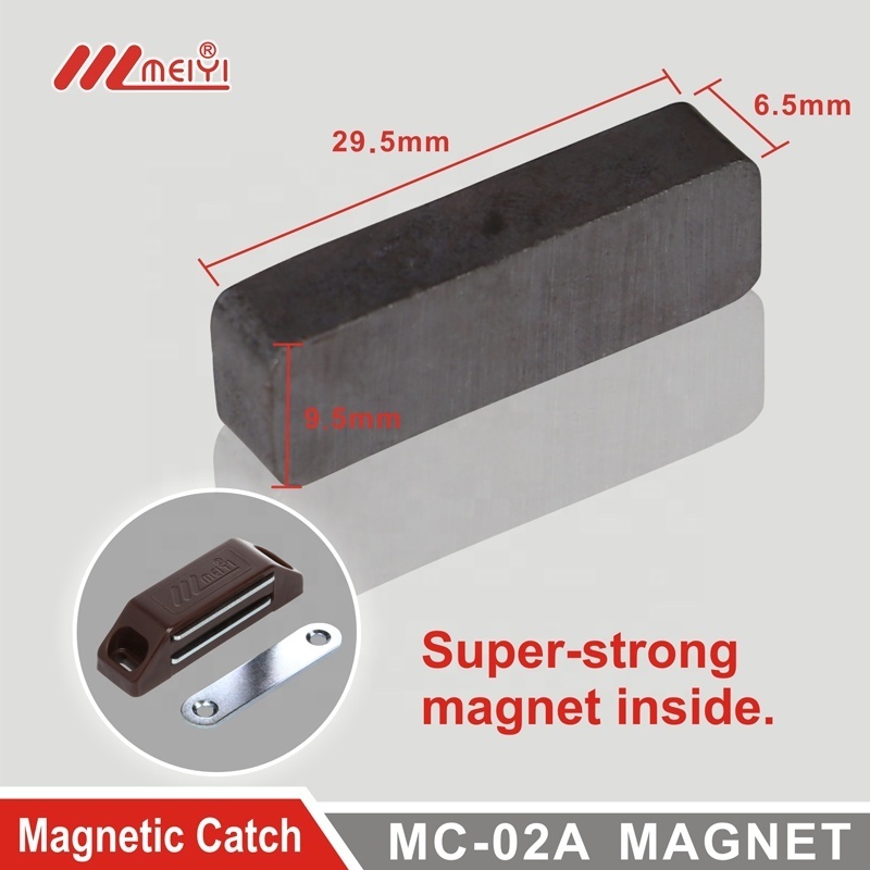 Meiyi plastic furniture cabinet door magnetic catch