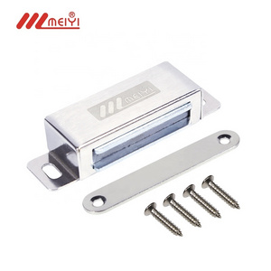 Meiyi Stainless Steel Magnetic Cabinet Door Catch Closet Catches with Strong Magnetic Furniture Latch