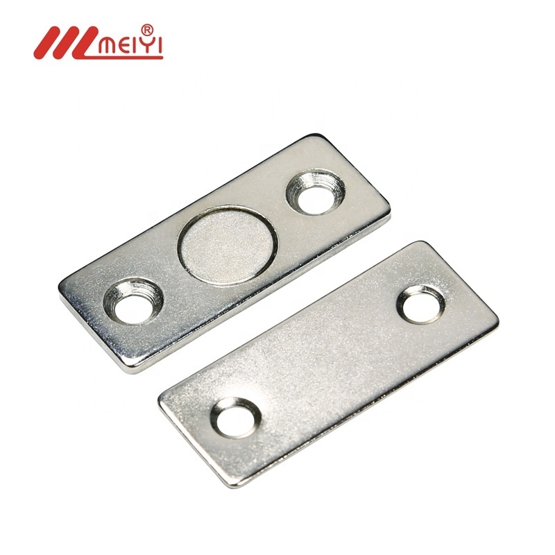 Strong ultra-thin invisible door cabinet magnetic Thin Magnet Latches for Sliding Doors