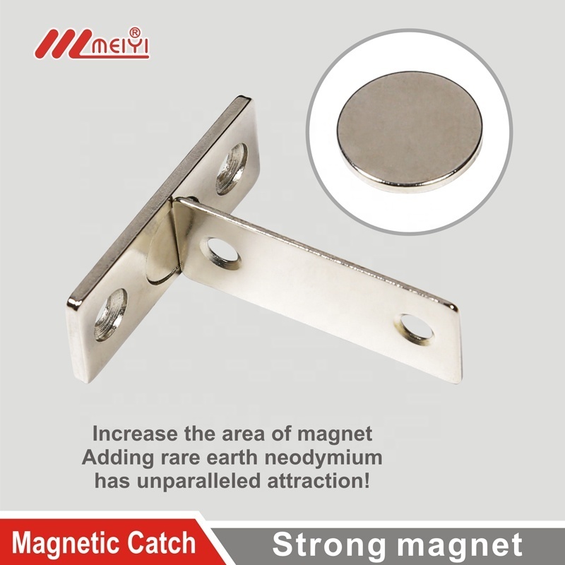 Strong ultra-thin invisible door cabinet magnetic Thin Magnet Latches for Sliding Doors