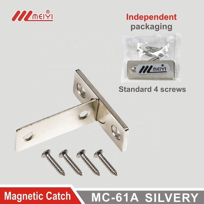 Strong ultra-thin invisible door cabinet magnetic Thin Magnet Latches for Sliding Doors