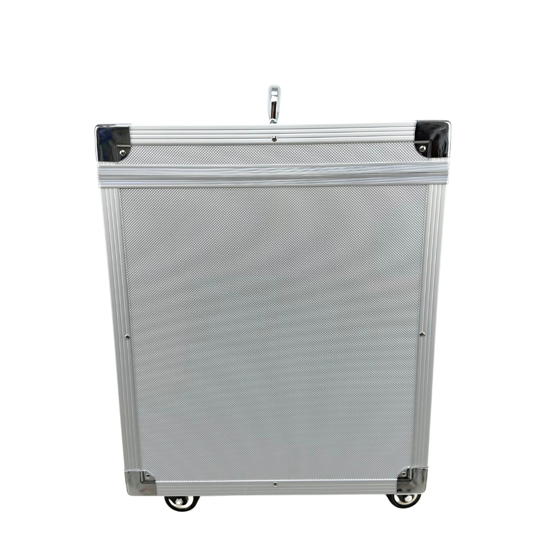 Professional Aluminum Trolley Tool Case with Open Closure Wholesale Customized Foam for Business Equipment Storage