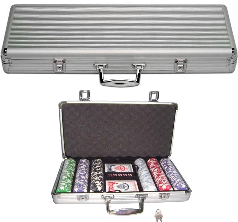 Poker Chip Case 300 Casino Aluminum Case Set