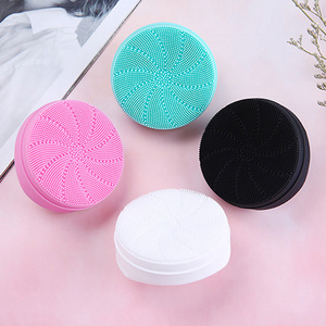 Custom Logo Mini Smart Face Cleaner Brush Deep Facial Cleansing Skin Care Waterproof Silicon Brushiron  Face Brush Cleanser