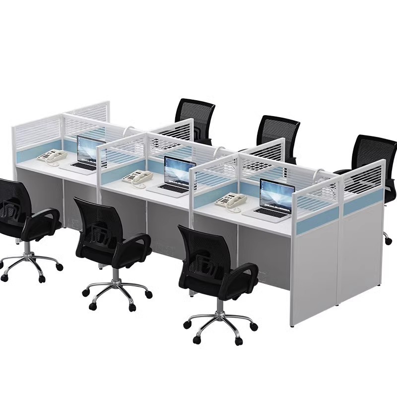 call center workstation modern office furniture L-shaped cubicle work station computer desk