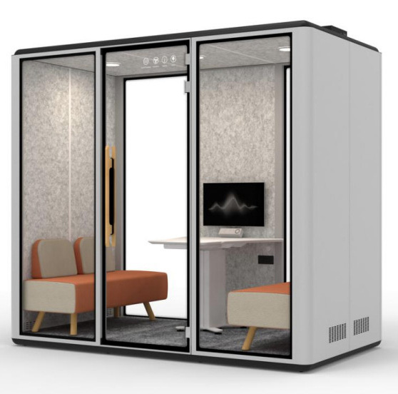 Modern Soundproof Booth Indoor Office Pod Sound Proof Acoustic Sound Isolate Multi Functions Cabin