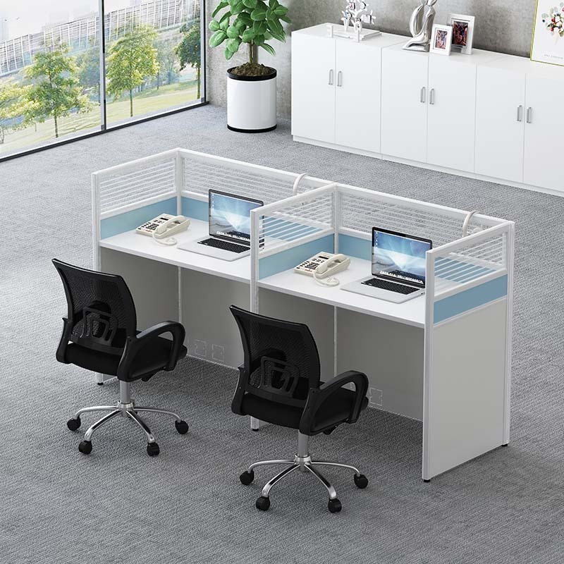 call center workstation modern office furniture L-shaped cubicle work station computer desk