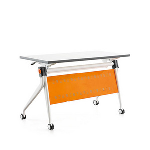 Movable Office school activity Folding Training Desk Folding Training table with caster