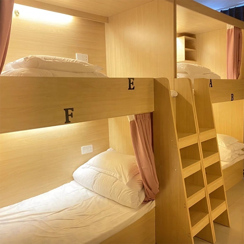 Hot Sale Steel Dormitory Bunk Bed With Desk And Wardrobe Metal School Furniture For Students  hostel Bunk Bed or School