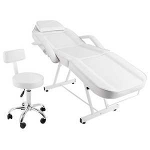 Hot Selling Folding Spa Massage Beds High Quality Adjustable Pvc Leather Tattoo Manual Massage Table