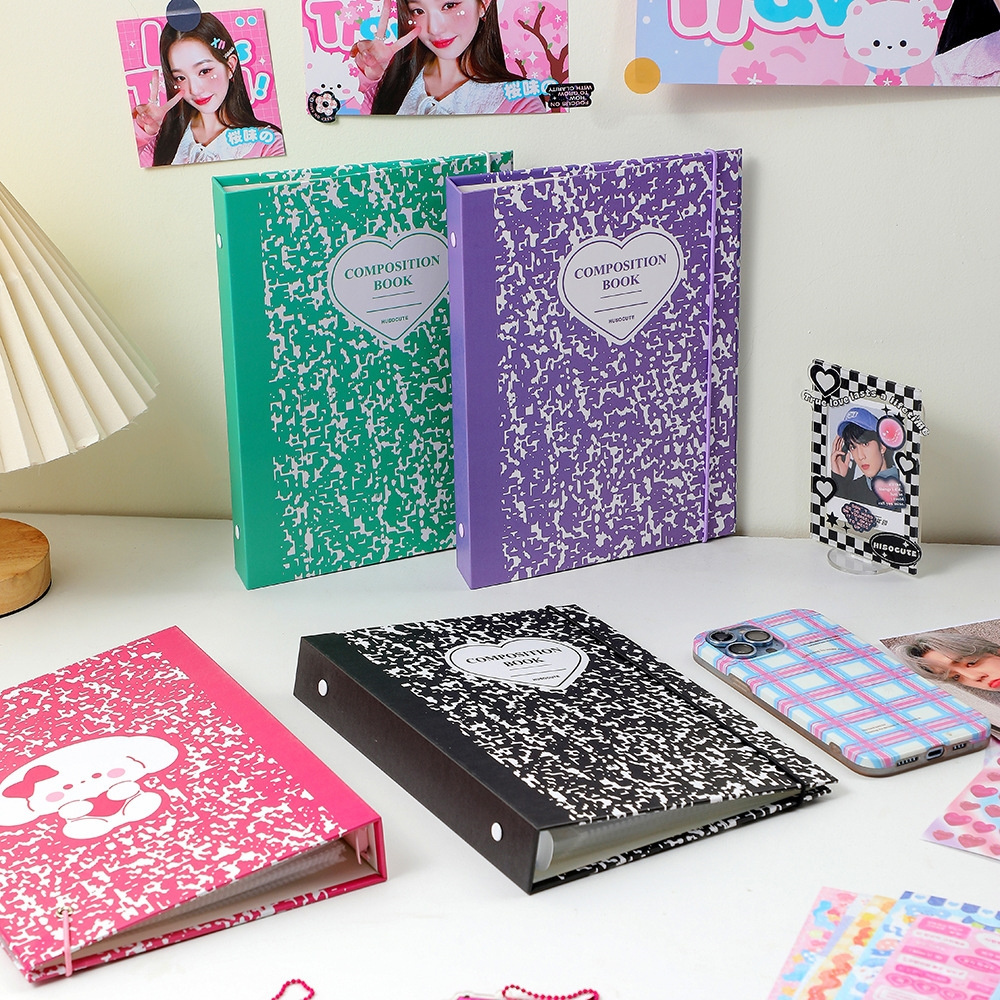 A5 Binder Photocard Album Kpop Photocard Binder 3 Inch Kpop Photo Card Holder Book for Kpop Photocard Korean Stickers