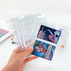 K-pop Photocard Sleeves for Discbound Binder Ultra-Clear Photocard Sleeves Side Loading Photo Sheet Protector for Photos Cards