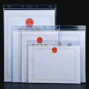 A3 A4 PVC Sheet Protectors Page Protectors Reinforced Clear File Sleeves File Protective Card Pocket Waterproof Document Holder