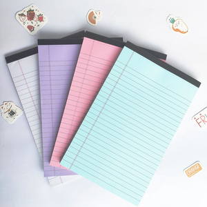 Colorful Note Pads To Do List Legal Pad Writing Notebook Double-Side Printed Lined Notepads for Home School Office Supplies