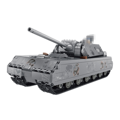 Hot Selling Panlos 628009 Military German WW2 Soldier Army Bricks Heavy Armored Tank Soldier Plastic Building Block Set