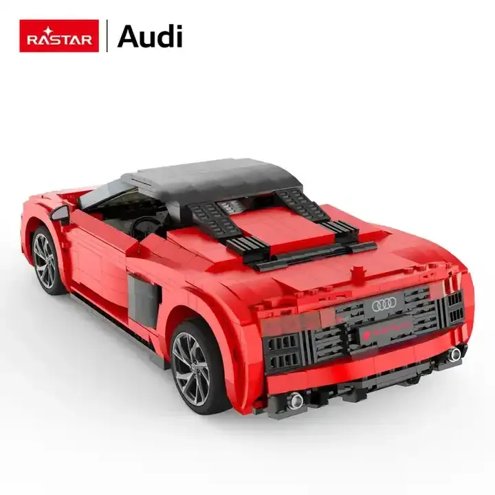 RASTAR 93800 Technical 1:14 AUDI R8 Spyder City Sport Car Model Assemble Super Racing Vehicle Building Blocks Sets Bricks