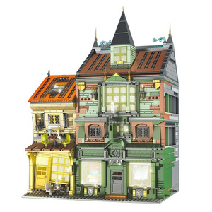 Mould King 16040 Magic Book Store Lepini Street View Brick Toy Children Educational Gift Building Block Architecture Toy Kid Toy Строительн блок