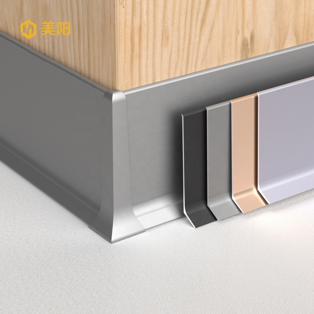 Hot Sale Wall Foot Decoration Quick Install Light Skirting Board Baseboard