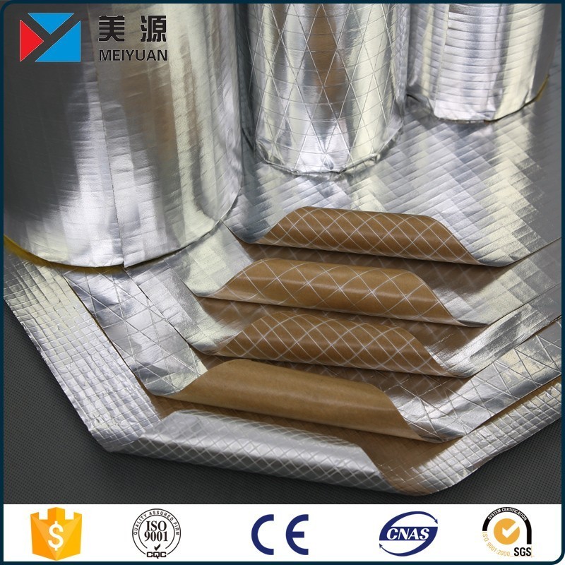 Foil Insulation Veneer materials Single Sided Reflective Aluminum Foil Insulation for air-conditioning ducts