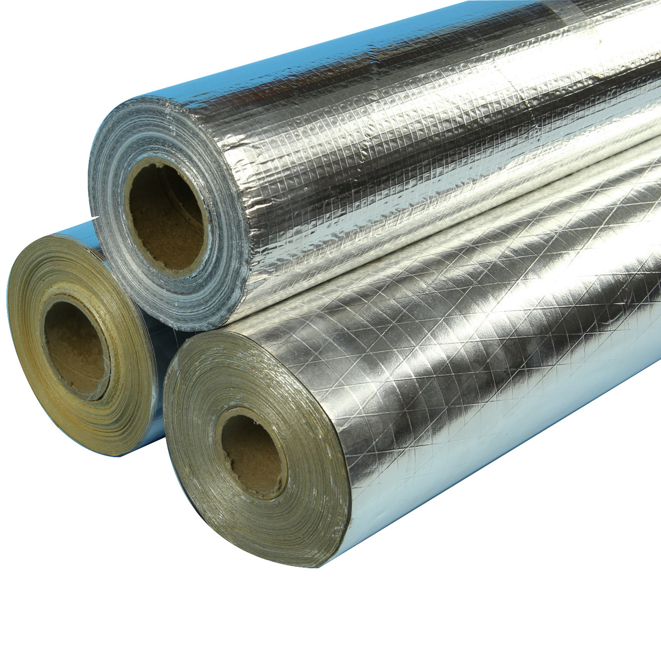 Foil Insulation Veneer materials Single Sided Reflective Aluminum Foil Insulation for air-conditioning ducts