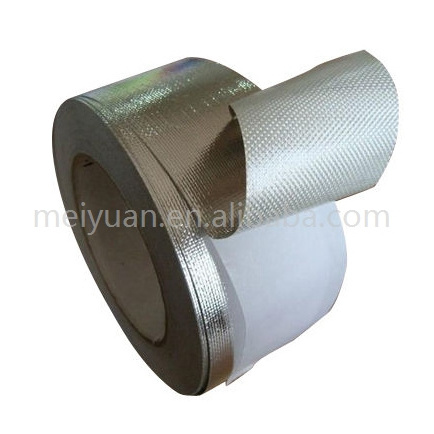 T-FG701R Heavy Duty Silver Cloth Glass fiber Insulation Reinforced Aluminium Foil Tape