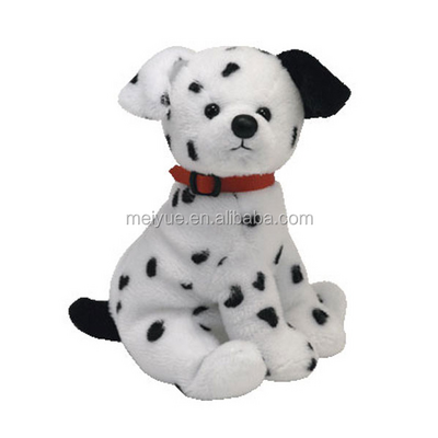 Wholesale plush animal dalmatian with red dog collar/ High quality stuffed animal /Plush toy