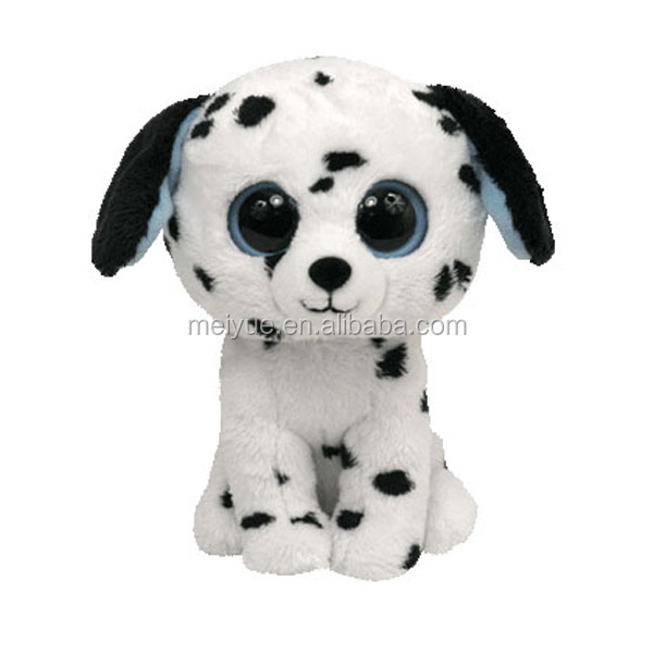 Wholesale plush animal dalmatian with red dog collar/ High quality stuffed animal /Plush toy