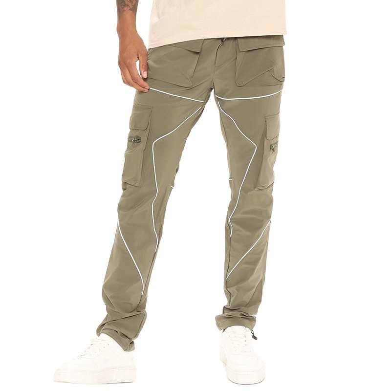 Hot Sale Jogger Blank Men Slim Fit Size Cargo Trousers Ankle Banded Pants Multi-Pocket Sweatpants