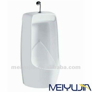 bathroom floor standing waterless tall pedestal human urinal for hotel