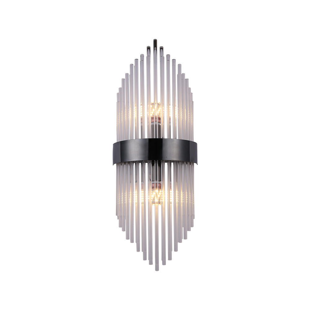 Wholesale Living Room Home Design Interior Bathroom Mounted K9 Crystal Modern Wall Lamp Luxury Indoor Vanity Sconces Lighting