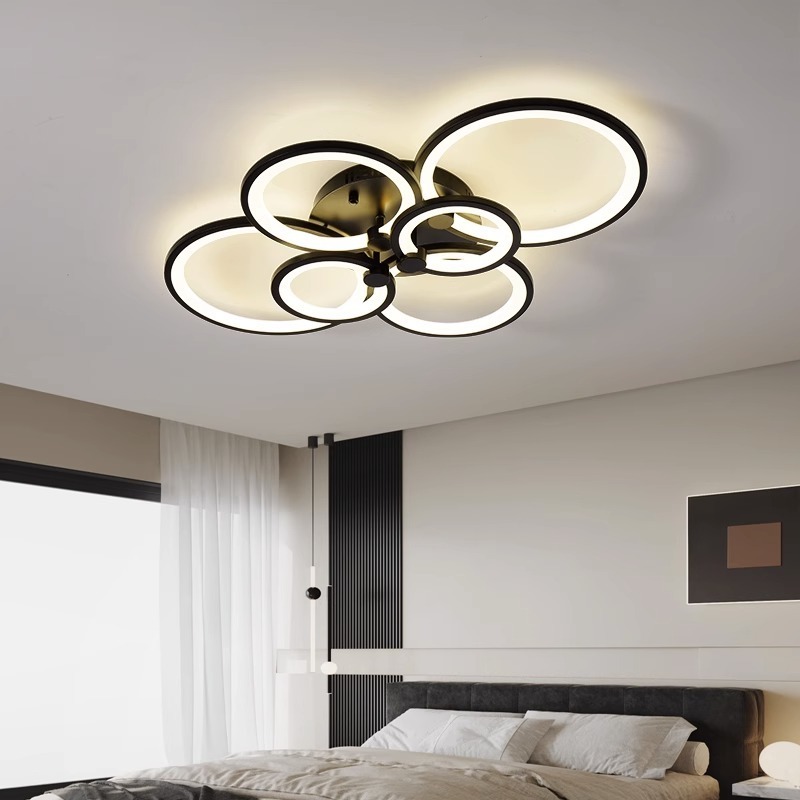 Nordic modern design ceiling lighting surface mounted indoor chandelier led ceiling light for living room