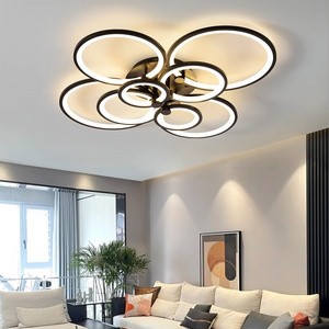 Nordic modern design ceiling lighting surface mounted indoor chandelier led ceiling light for living room