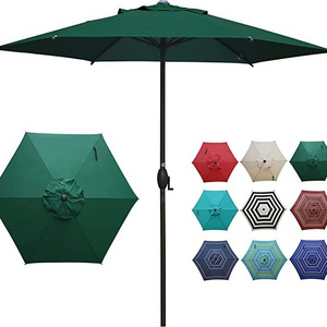 High Quality Wholesale Garden Big Umbrella Aluminum Pole Tilt Button Table Umbrella Outdoor 9FT Patio Umbrella With Crank