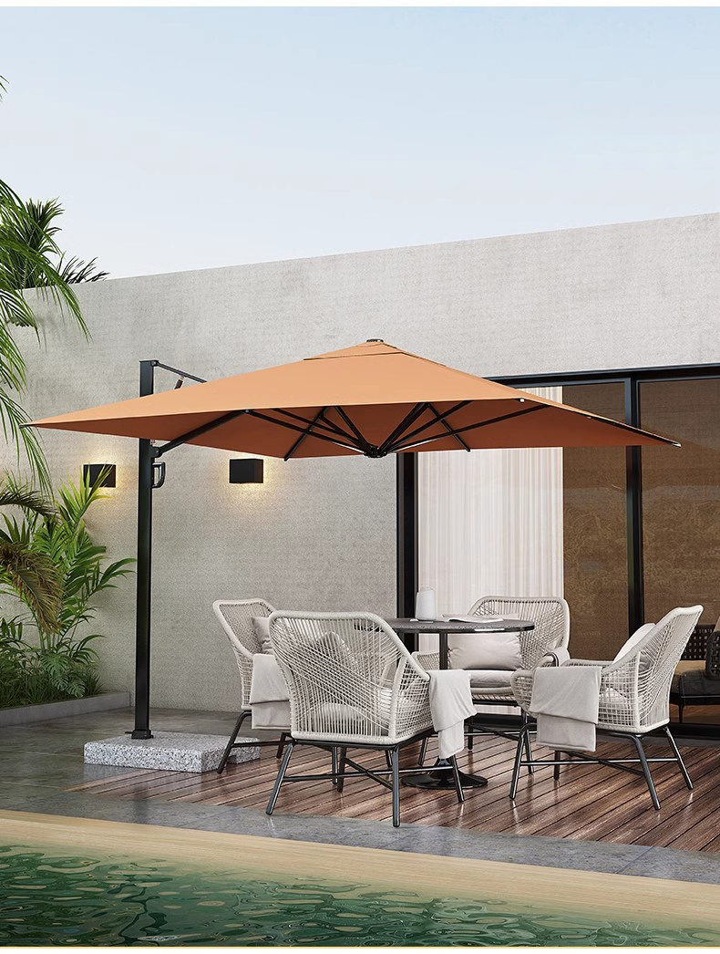 Sunshade products courtyard furniture garden hotel Poolside supplies 3m commercial umbrella