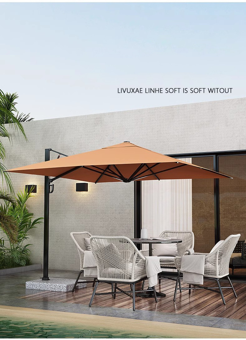 Sunshade products courtyard furniture garden hotel Poolside supplies 3m commercial umbrella