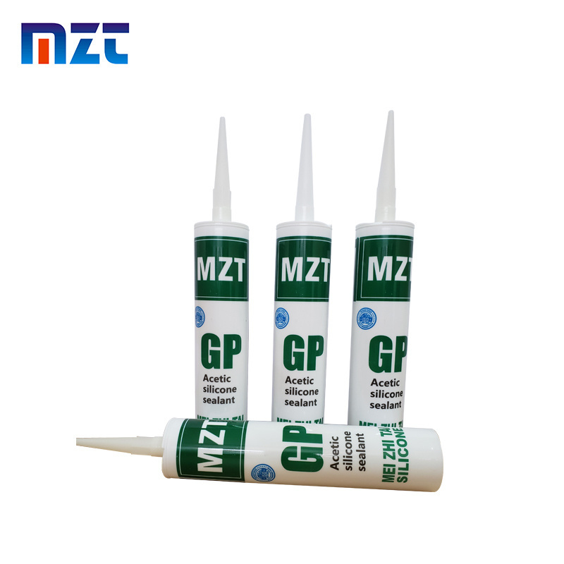 MZT Acetic Silicone Sealant Transparent fast cure adhesives