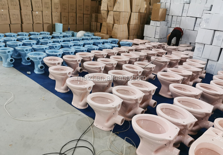 Bathroom P-trap ceramic toilet for African market