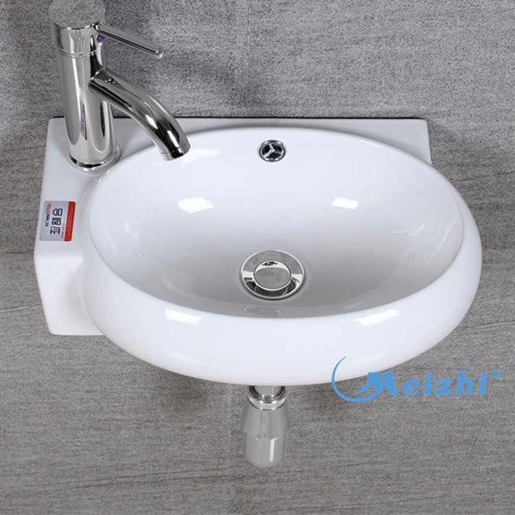 Chinaware polish design bathroom small corner sink