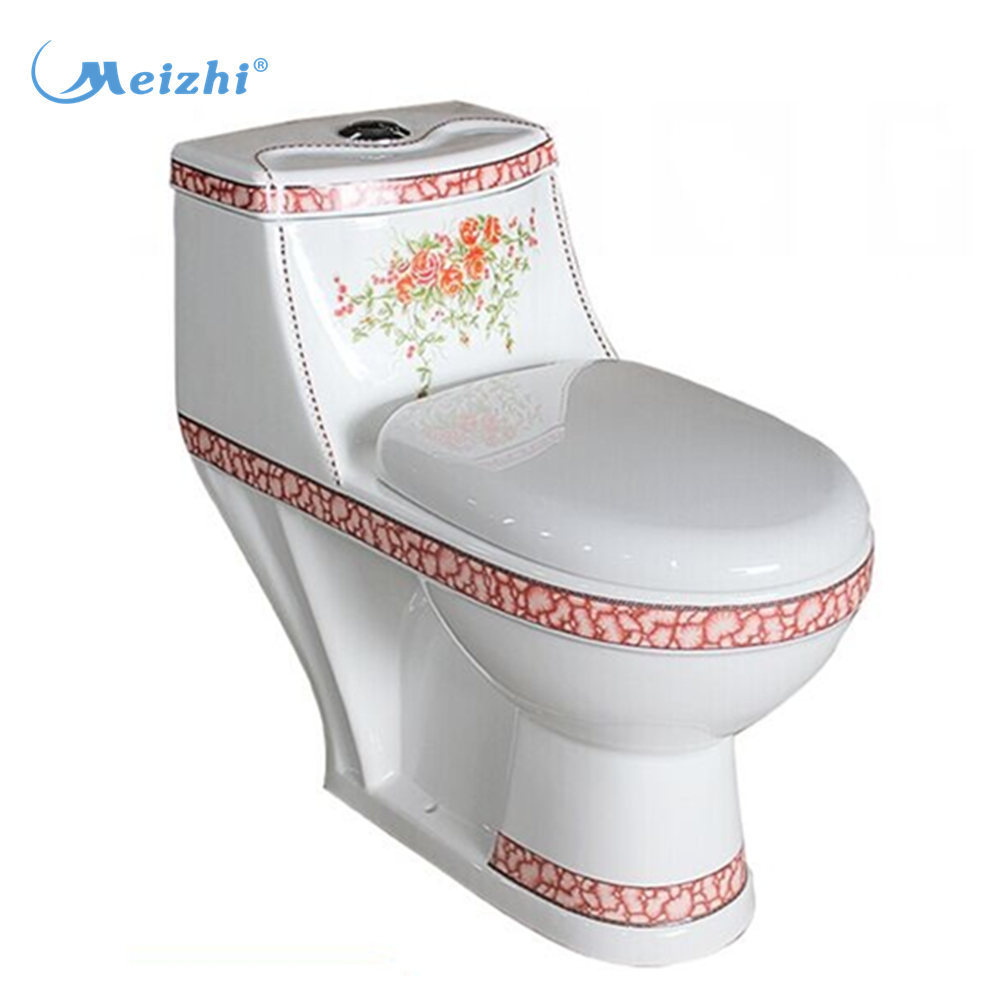 Modern western brand bathroom one piece wc toilet bowl with sink