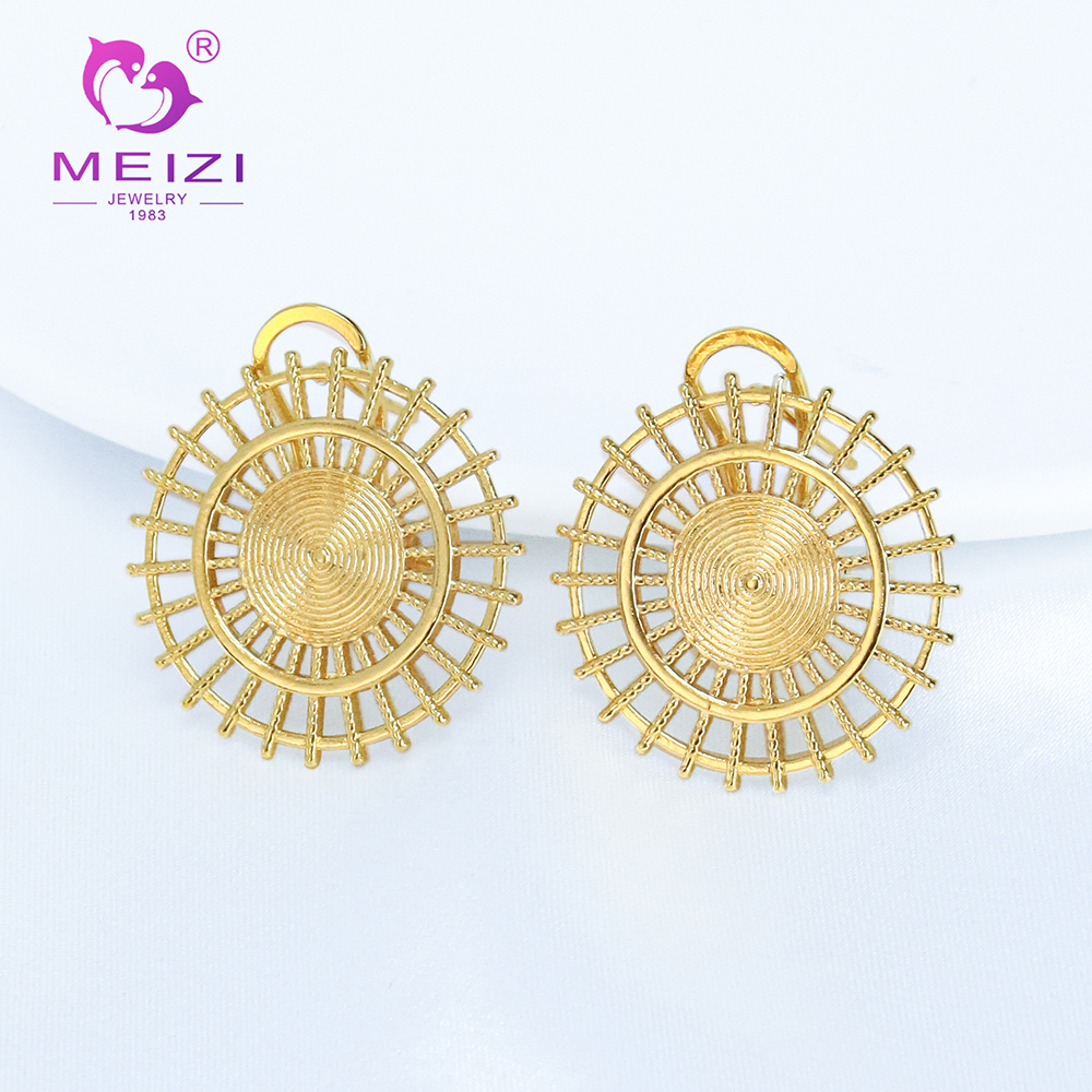 MEIZI JEWELRY Fashion Earrings Dubai Gold Jewelry Sets for Women Gold jewelry 24k Original African Earrings