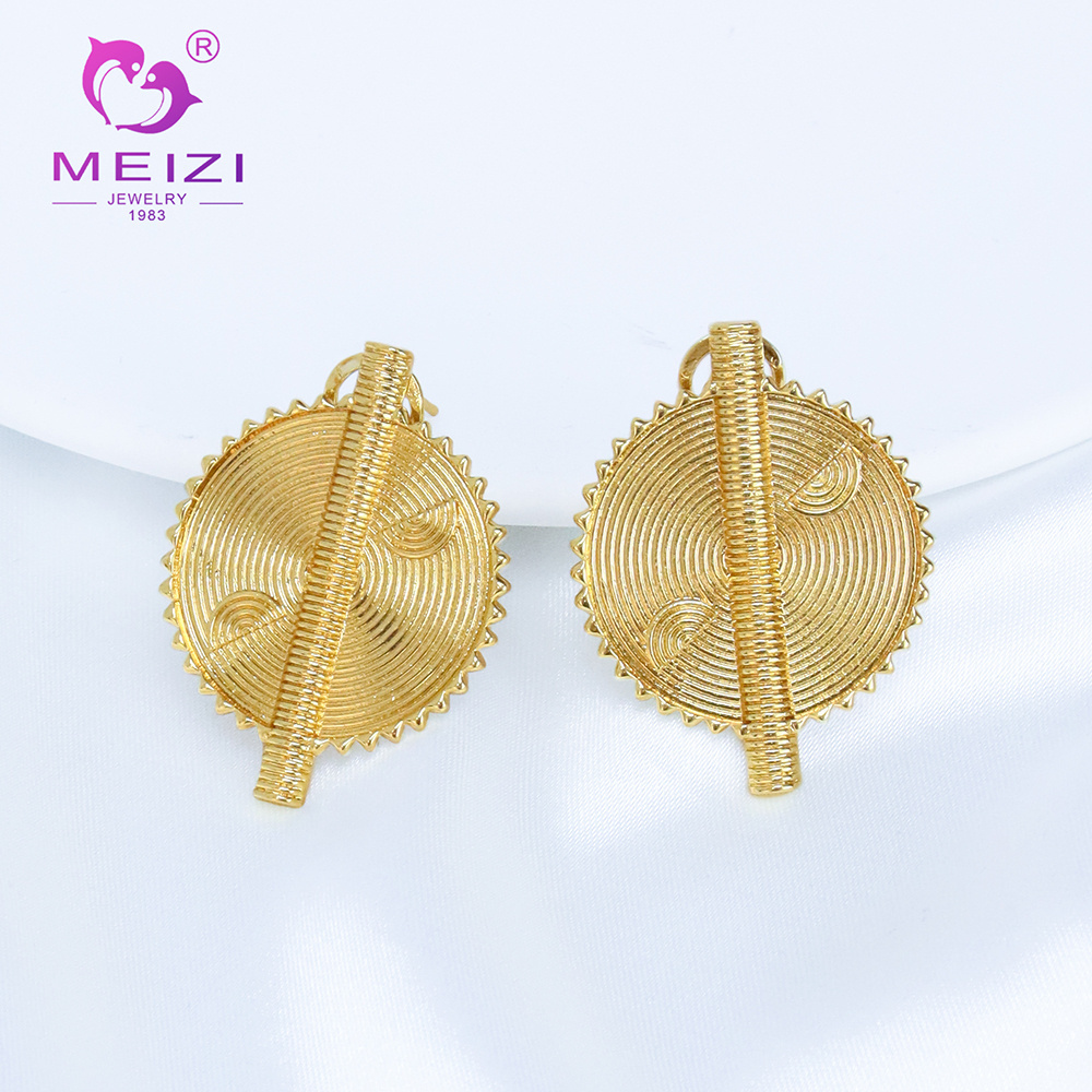 MEIZI JEWELRY Fashion Earrings Dubai Gold Jewelry Sets for Women Gold jewelry 24k Original African Earrings