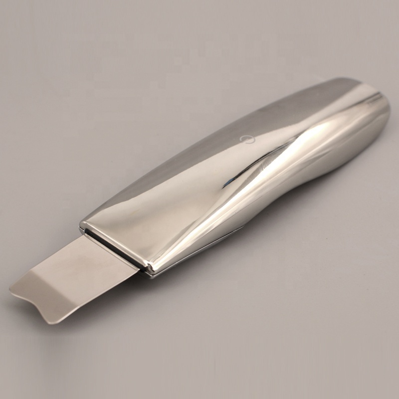 Portable Ultrasonic Shovel Spatula Ultrasonic Skin Scrubber For Face Facial Cleansing Devices