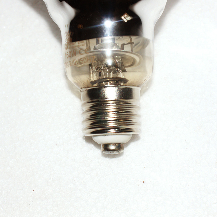 UVA UVB Full Spectrum Solar Lamp R125 100W-160W Bulb thickened glass surface