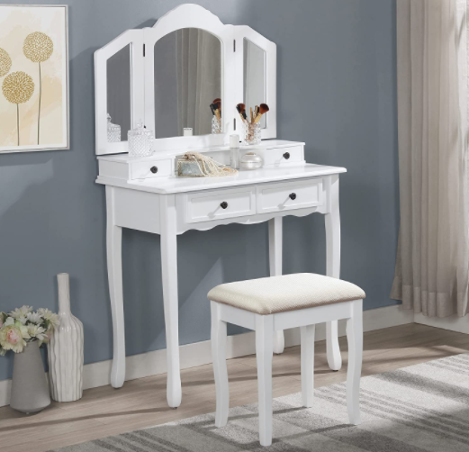 dressing table makeup table  wooden  Drawers Wood Make Up Dresser