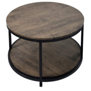 sofa modern living room mini center table 2 tire living room luxury nordic modern round wooden wood Coffee Table set