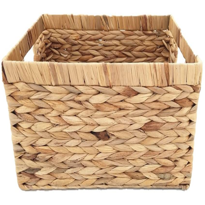 Wholesale Best Selling Customizable Vietnamese Water Hyacinth Baskets for Shoes and Home Items Storage