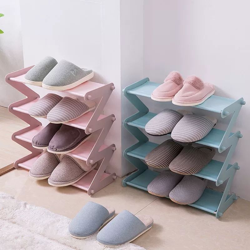 Bamboo Shoe Rack Indoor Outdoor Indoor Cabinet 4 Tier Free Standing Solid Wooden Shoe Organizer